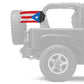 Puerto Rico 12"x18" Forever Wave Flag for Jeep Wrangler JK 2-Door 2007-2018
