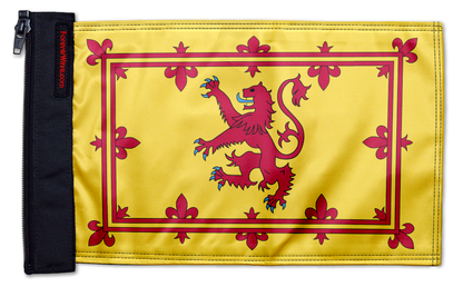 Scotland Lion Rampant 12"x18" Forever Wave Flag for Jeep Wrangler JKU 4-Door 2007-2018