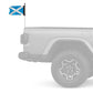 Scotland 12"x18" Forever Wave Flag for Jeep Wrangler YJ 1986-1995