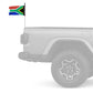 South Africa 12"x18" Forever Wave Flag for Jeep Wrangler CJ-7 and CJ-8 1976-1986