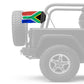 South Africa 12"x18" Forever Wave Flag for Jeep Wrangler JK 2-Door 2007-2018