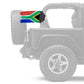 South Africa 12"x18" Forever Wave Flag for Jeep Wrangler YJ 1986-1995