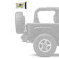 US Virgin Islands 12"x18" Forever Wave Flag for Jeep Wrangler YJ 1986-1995