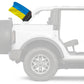 Ukraine 12"x18" Forever Wave Flag