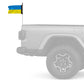 Ukraine 12"x18" Forever Wave Flag for Jeep Wrangler LJ 2003-2006