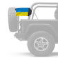 Ukraine 12"x18" Forever Wave Flag for Jeep Wrangler LJ 2003-2006
