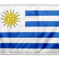 Uruguay 12"x18" Forever Wave Flag for Jeep Wrangler LJ 2003-2006