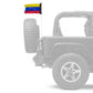 Venezuela 12"x18" Forever Wave Flag for Jeep Wrangler JKU 4-Door 2007-2018