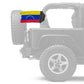 Venezuela 12"x18" Forever Wave Flag for Jeep Wrangler JK 2-Door 2007-2018