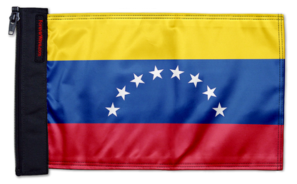 Venezuela 12"x18" Forever Wave Flag for Jeep Wrangler YJ 1986-1995