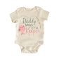 Daddy Girl Fishing Keeper Newborn Baby Onesie® Onesie®