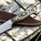 Premium Handmade Fillet Knife with Exotic Pakka Wood Handle