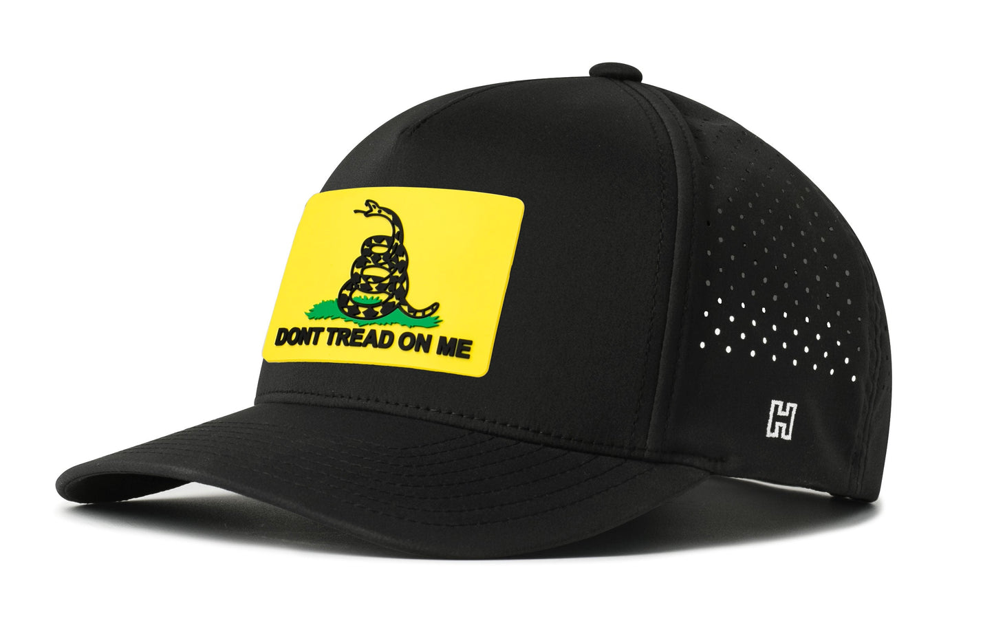 Dont Tread On Me 5-Panel Hat  |  Yellow Gadsden Flag Flexfit® Snapback