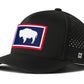 Wyoming Flag Performance 5-Panel Hat  |  WY Buffalo Flexfit® Snapback