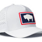 Wyoming Flag Performance 5-Panel Hat  |  WY Buffalo Flexfit® Snapback