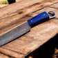 Custom Handmade Bull Cutter Knife – 8.5" File Steel Blade