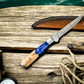 Handmade Damascus Fillet Knife – Epoxy Olive Wood Handle