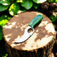 Custom Handmade Skinning Knife - D2 Steel Blade, Exotic Wood Handle