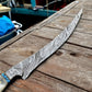Premium Damascus Fillet Knife – Antler Horn Handle, 13"