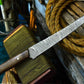 Handmade Damascus Fillet Knife – Walnut Wood Handle