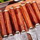 Premium Damascus Kitchen Knives Set – Handmade & Sharp