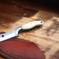 Custom Handmade Bull Cutter Knife – Rasp Tool Steel, 8"