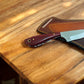 Handmade Belt Knife – D2 Steel Blade with Micarta Handle