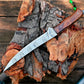 Premium Damascus Fillet Knife – 7.6" Blade, Rosewood Handle