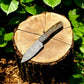 Handmade Damascus Hunting Knife – Exotic Wood Handle