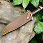 Custom Handmade Bowie Knife - 15" Damascus Steel Blade, Rosewood Handle