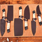 Premium Damascus Kitchen Knives Set – Handmade & Sharp