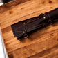 Handmade Damascus Kitchen Knives Set – Exotic Wood & G10