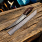 Handmade Damascus Steel Fillet Knife with Rosewood Handle