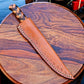 Handmade Damascus Fillet Knife – 12" with Olivewood Handle