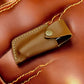 Custom Handmade Damascus Pocket Knife – Epoxy Resin Handle