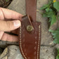 Custom Handmade Damascus Hunting Knife – Epoxy Resin Handle