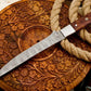 Handmade Damascus Fillet Knife with Rosewood Handle