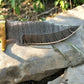 Handmade Damascus Hunting Knife with Epoxy Resin Handle