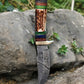 Custom Handmade Hunting Knife – Damascus Steel Blade