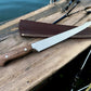 Handmade Fillet Knife with Walnut Wood Handle – 13.6"