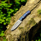 Custom Handmade Damascus Hunting Knife – Exotic Wood Handle