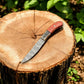 Handmade Damascus Hunting Knife with Exotic Wood Handle