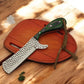 Custom Handmade Bull Cutter Knife – Rasp Tool Steel Blade