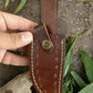 Handmade Damascus Hunting Knife with Epoxy Resin Handle