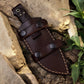 Premium Handmade Hunting Knife with Sheep Horn Handle