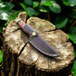 Handmade Damascus Hunting Knife – Exotic Wood Handle