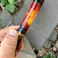 Custom Handmade Damascus Hunting Knife – Epoxy Resin Handle