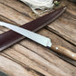 Handmade Fillet Knife with Walnut Wood Handle – 13.6"