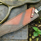 Handmade Damascus Bowie Knife | 16" Antler Horn Handle